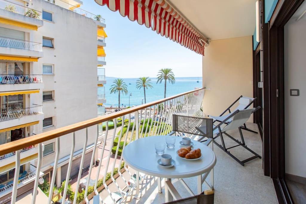 La Perle 2 P Terrasse Vue Mer 1Min Plage Clim 罗克布吕讷-卡普马丹 外观 照片